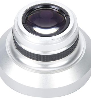 37Mm Fisheye Lens Camcorder,Camera Lens Silver Strong Applicability 37mm 0.25X Super Fisheye Additional Lens for 37mm Caliber Camera Lenses